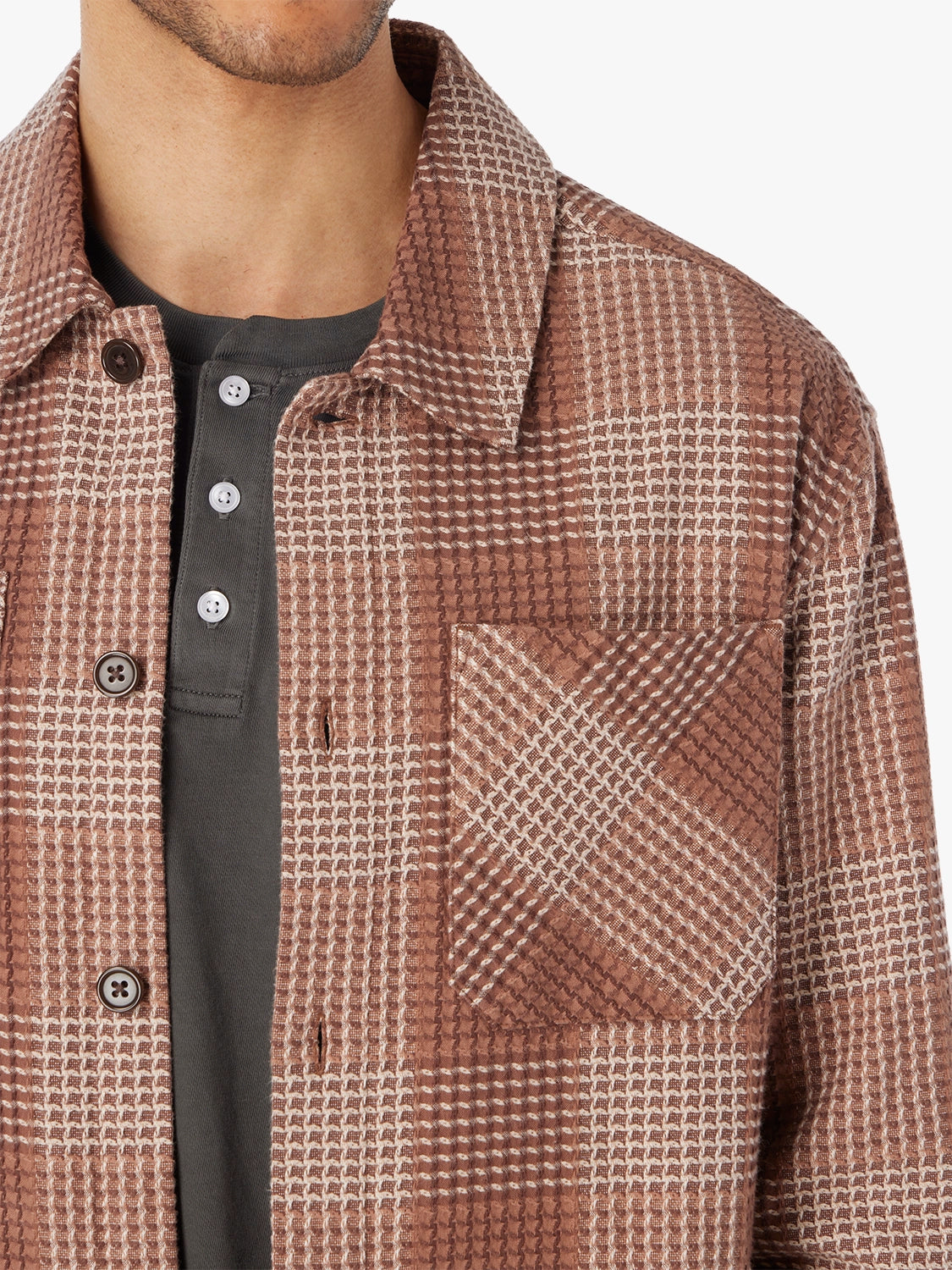 Riptide Shirt Jacket | Waffle Oak