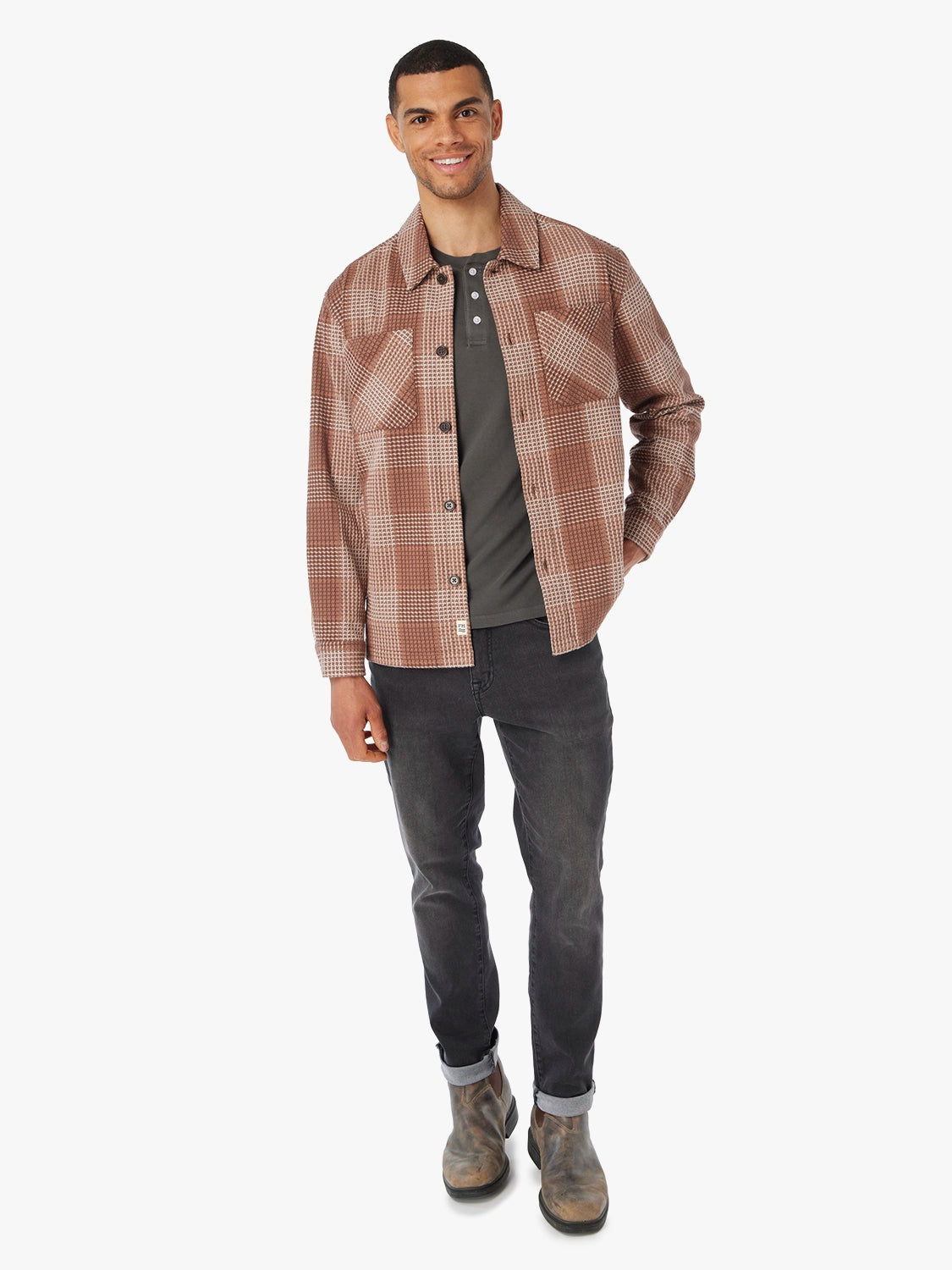 Riptide Shirt Jacket | Waffle Oak