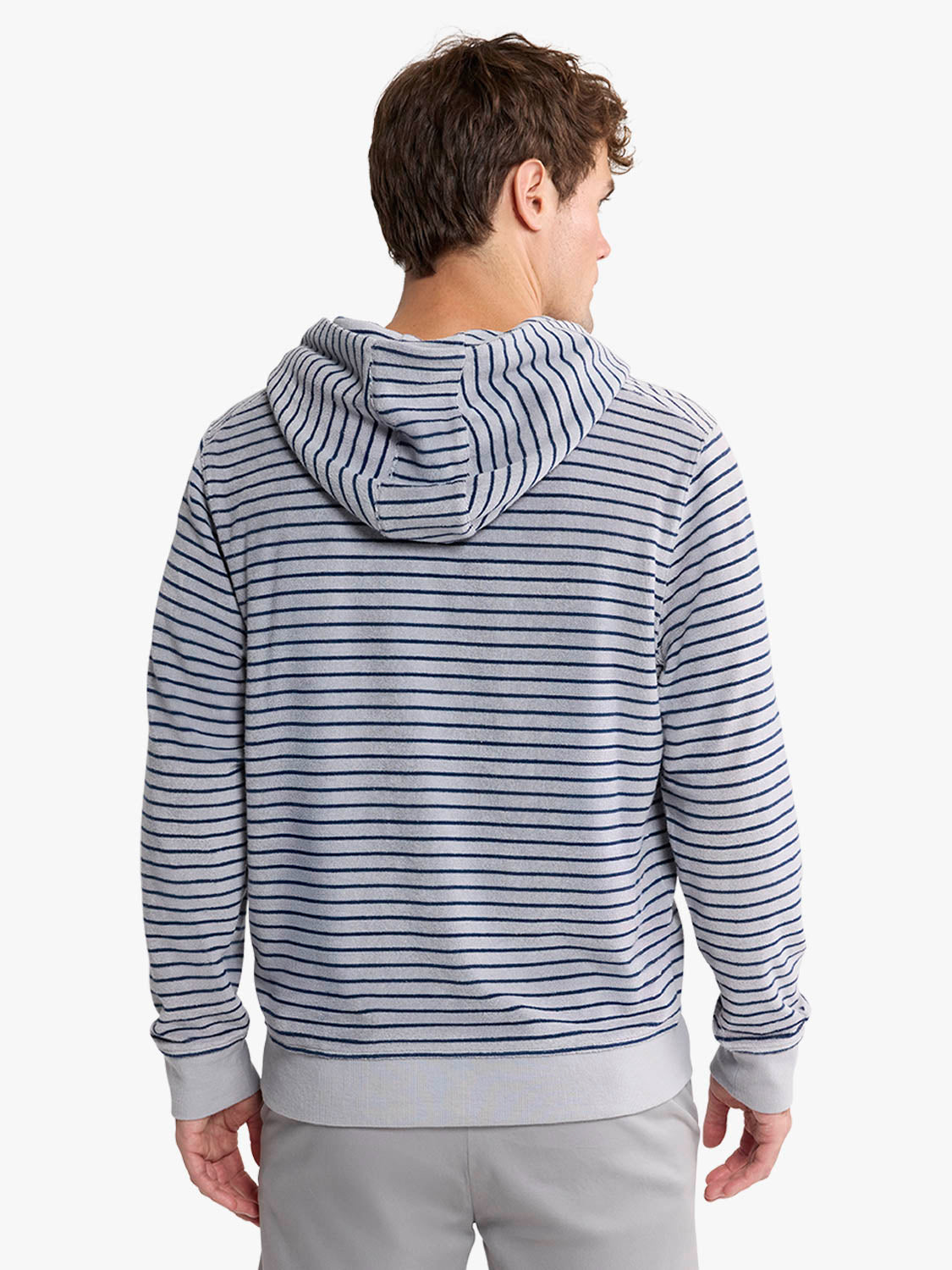 Ravello Terry Hoodie | Nautical Stripe