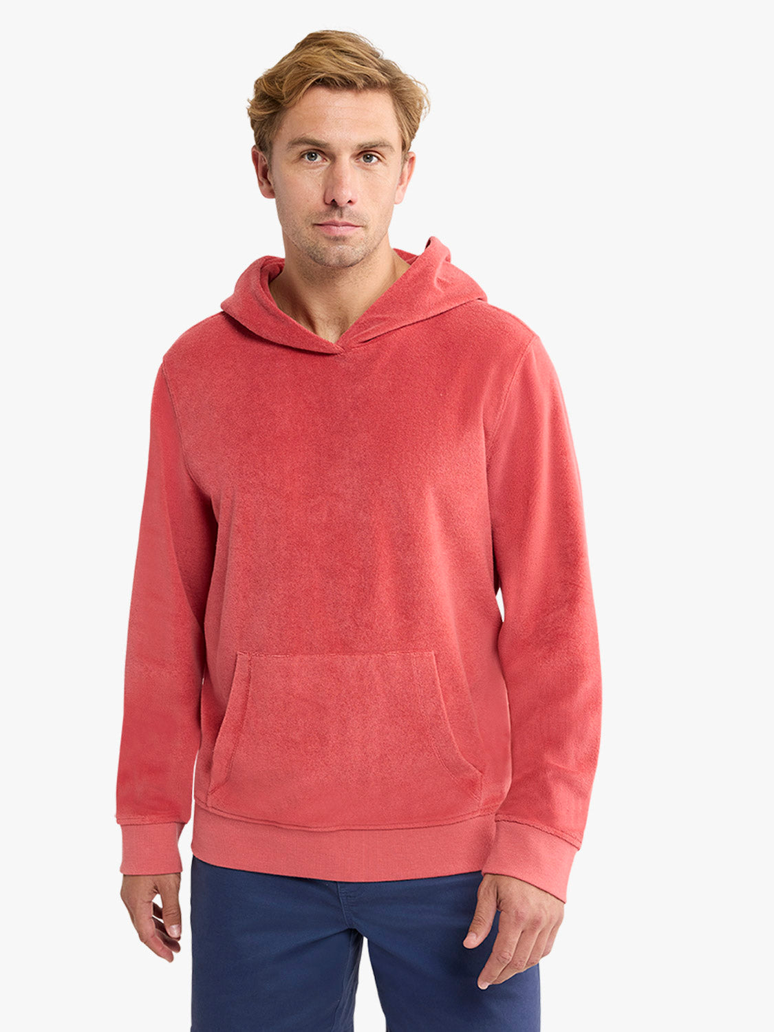 Ravello Terry Hoodie | Coastal Red - FJ EXCLUSIVE