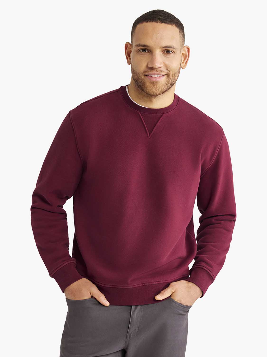 Rover Crewneck | Burgundy