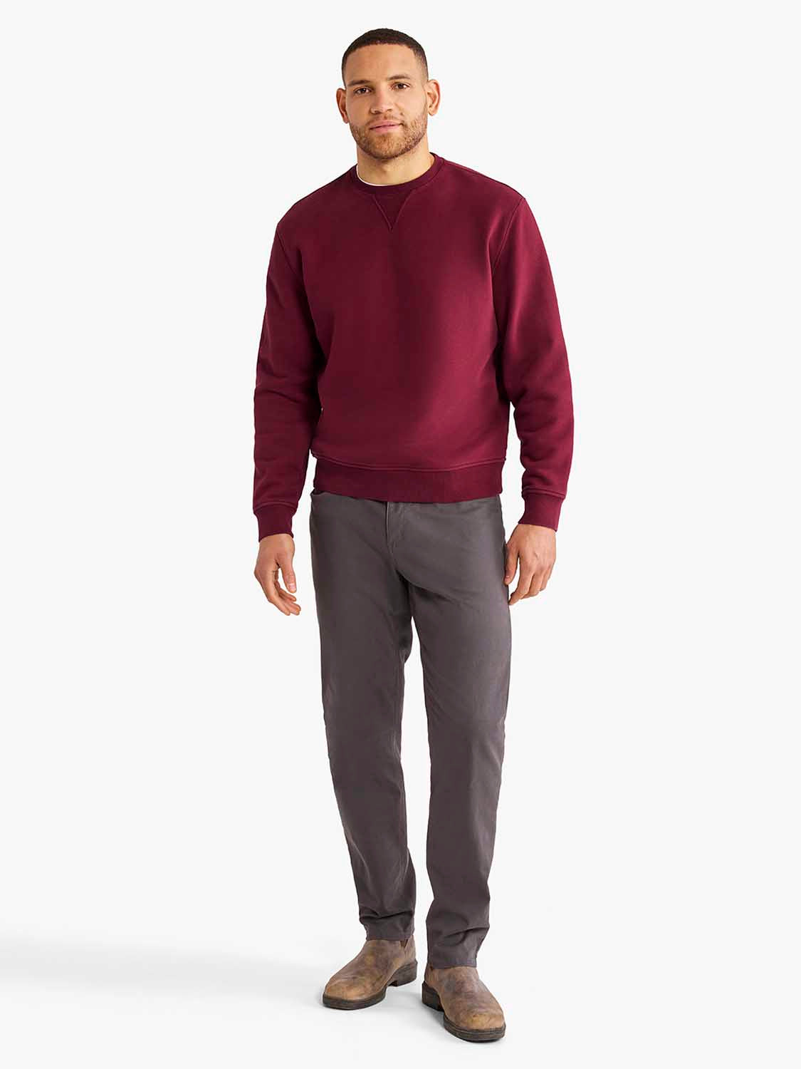 Rover Crewneck | Burgundy
