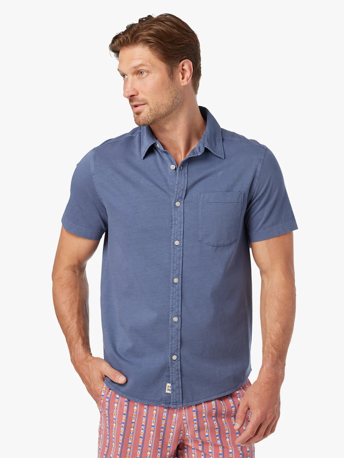 Saltaire Shirt | Navy