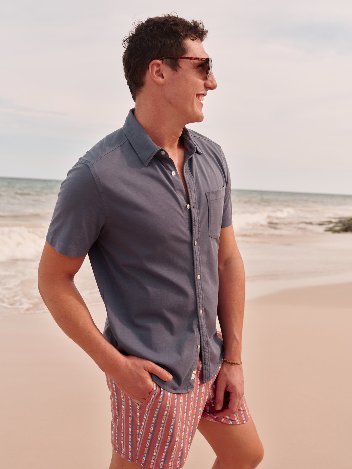 Saltaire Shirt | Navy