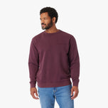 Thumbnail 4 of The Vintage-Washed Saltaire Crewneck - burgundy-saltaire-crewneck