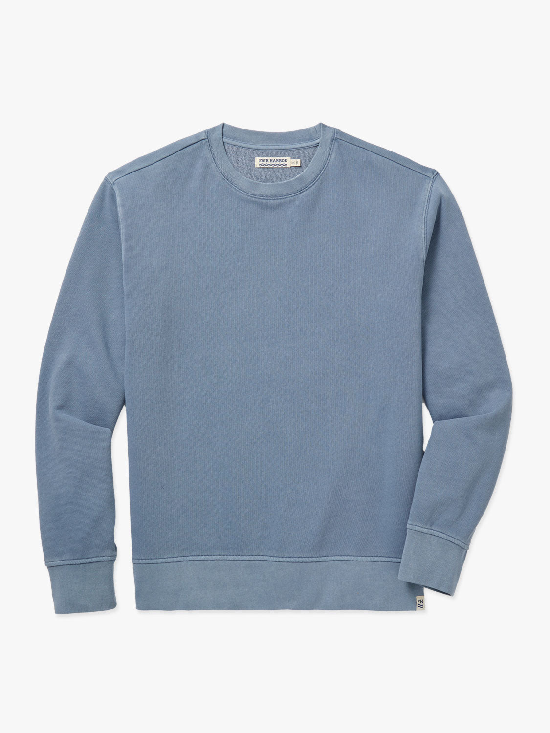 Grey blue saltaire sweatshirt on a white background