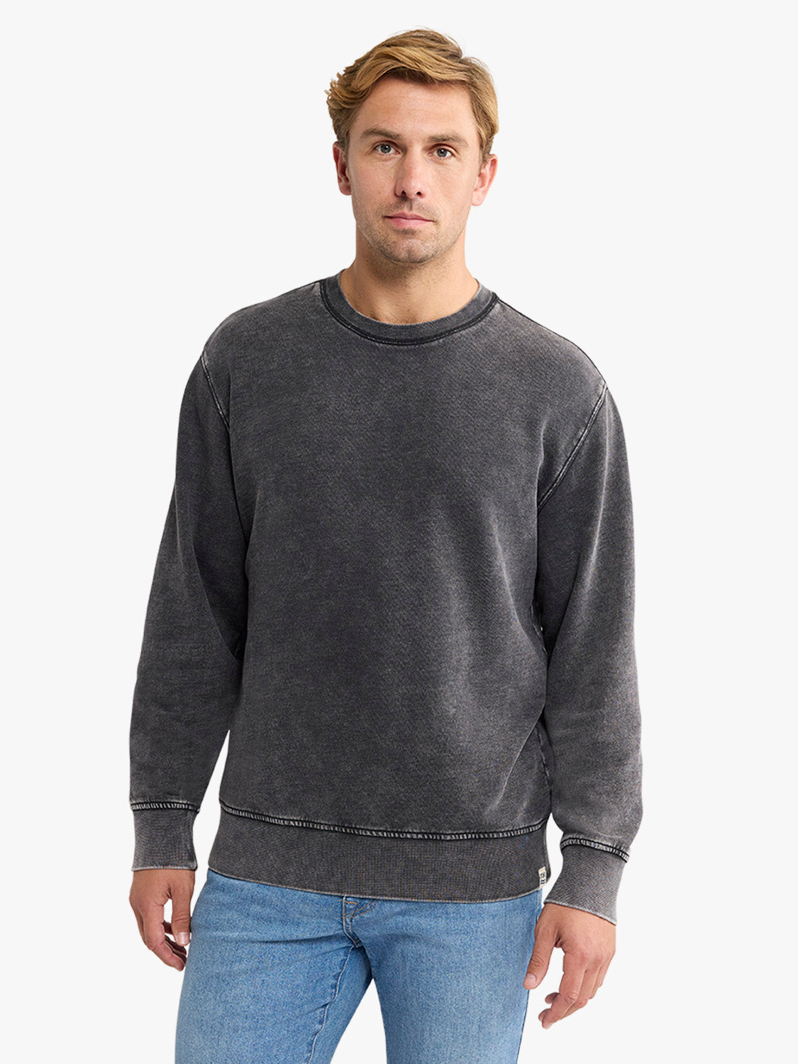 Saltaire Crewneck | Black