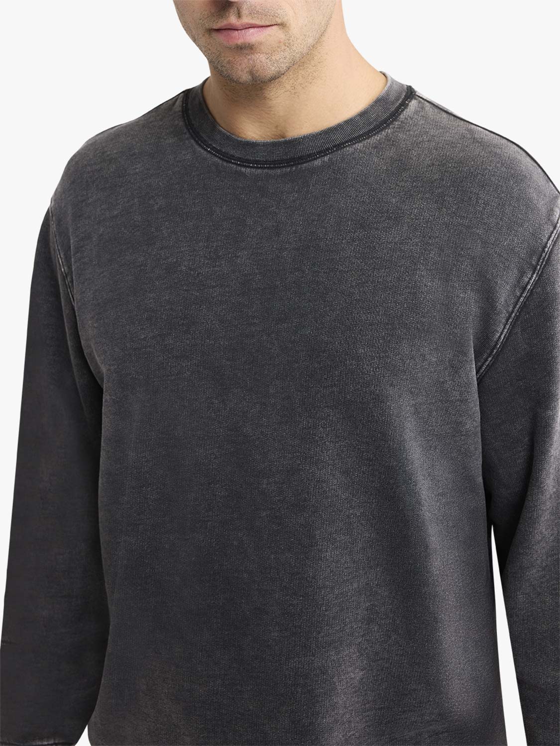 Saltaire Crewneck | Black
