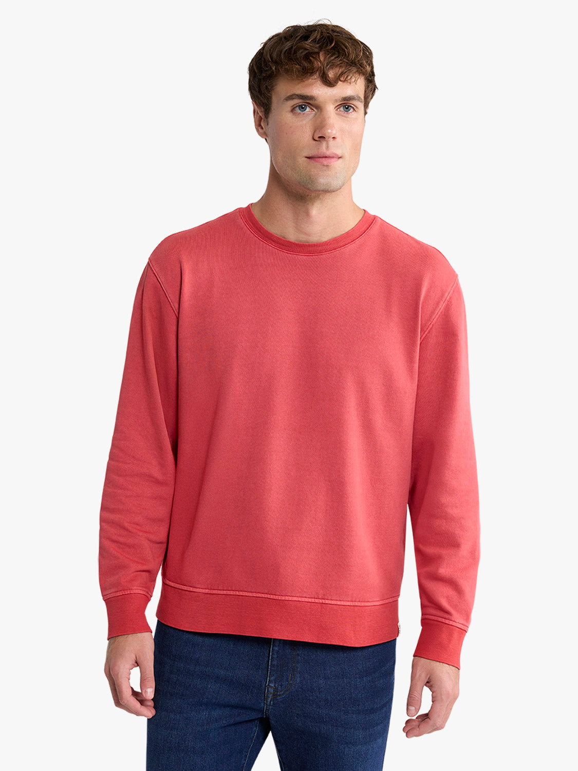 Saltaire Crewneck | Nautical Red