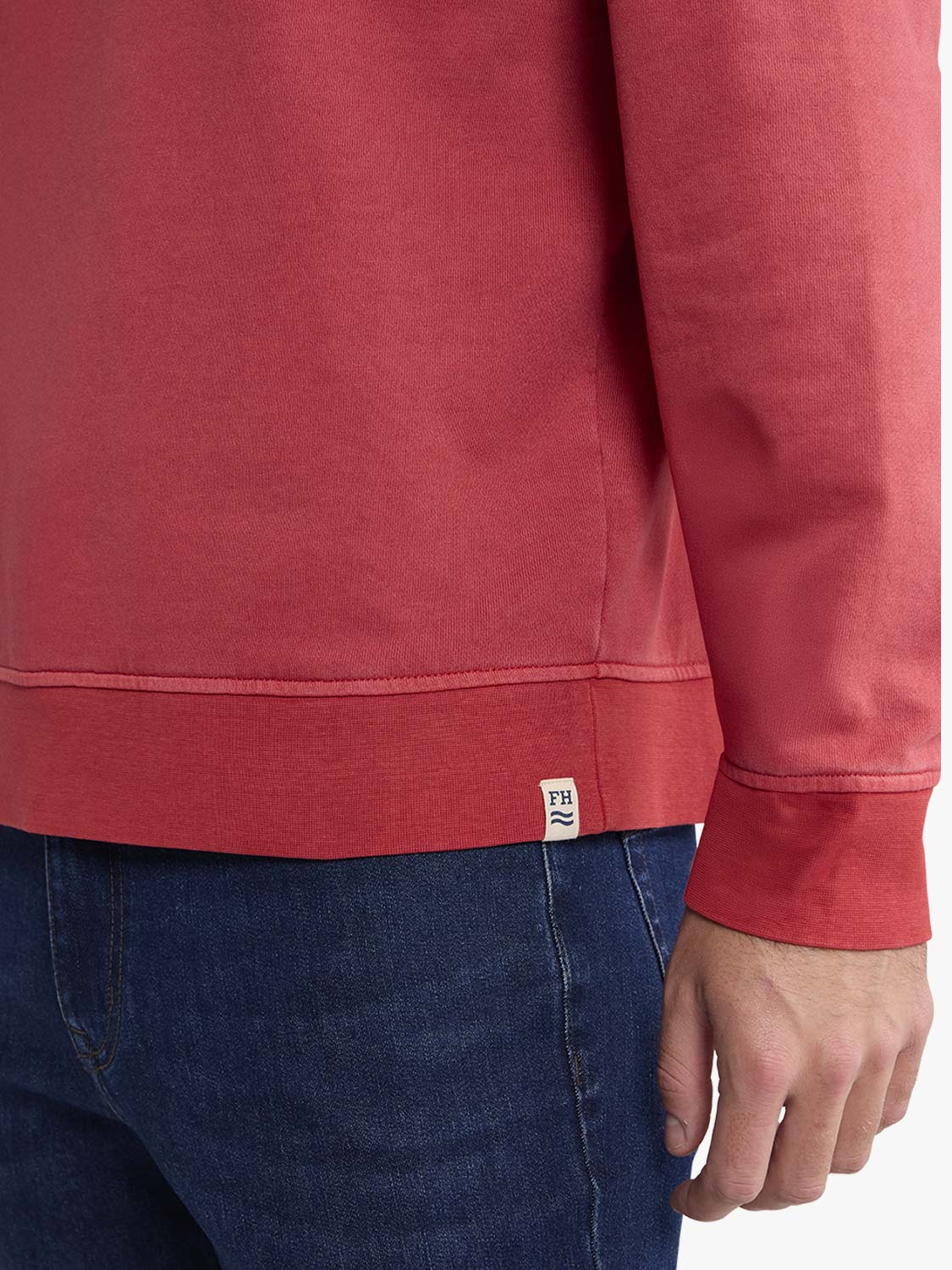 Saltaire Crewneck | Nautical Red