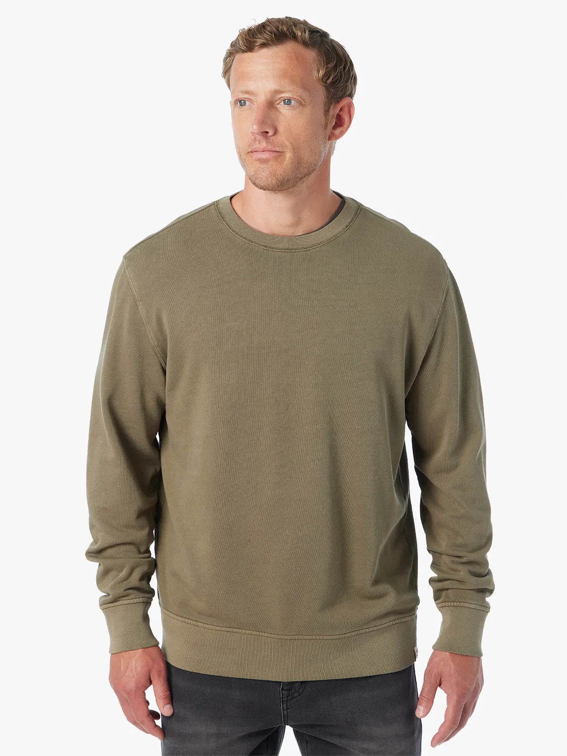 Saltaire Crewneck | Olive