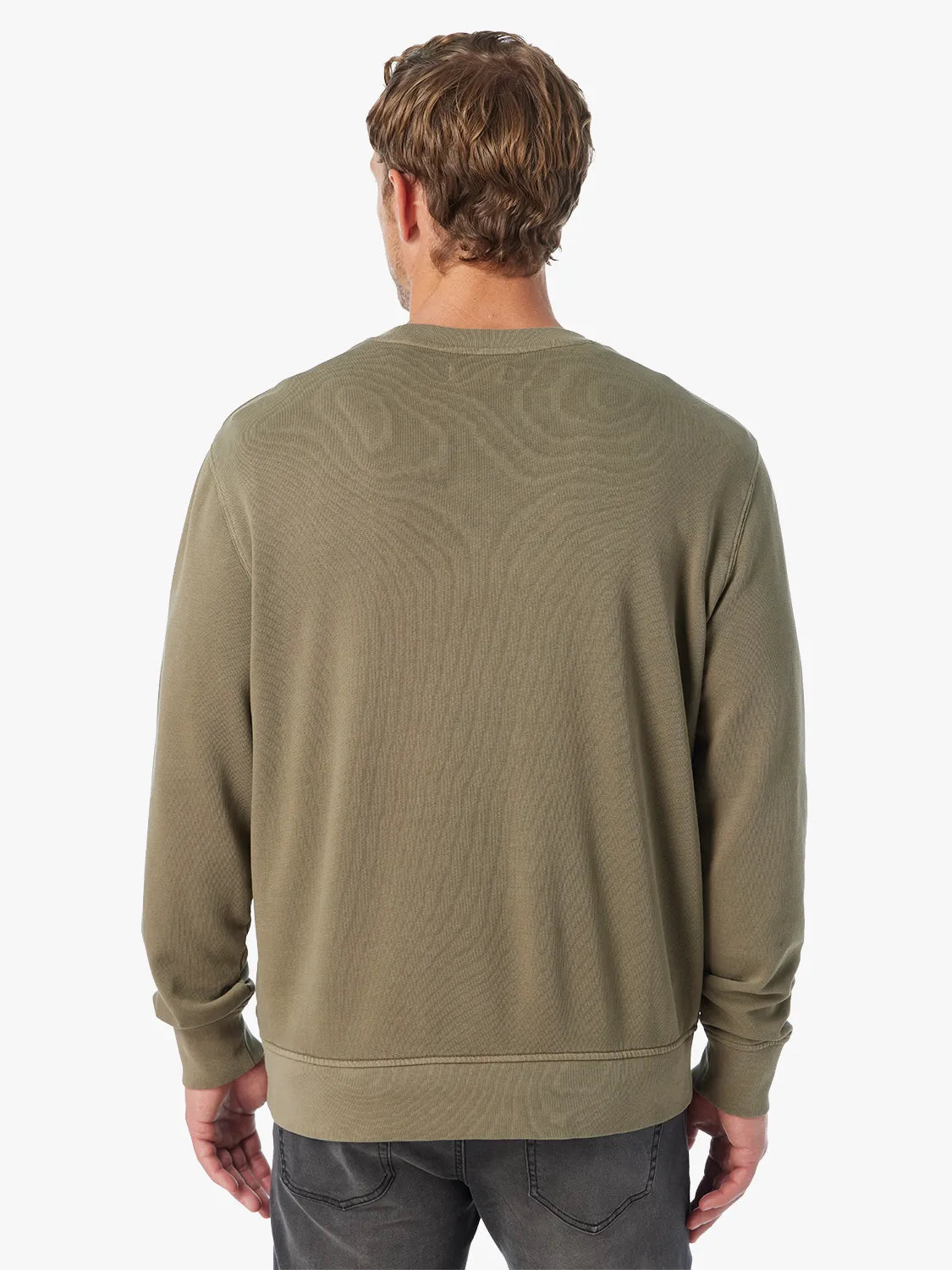 Saltaire Crewneck | Olive