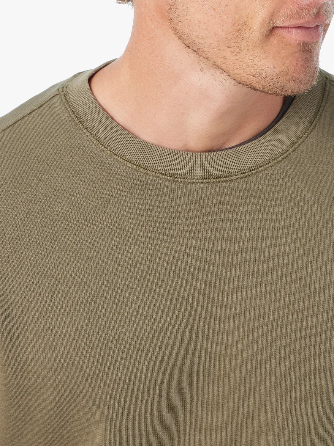 Saltaire Crewneck | Olive