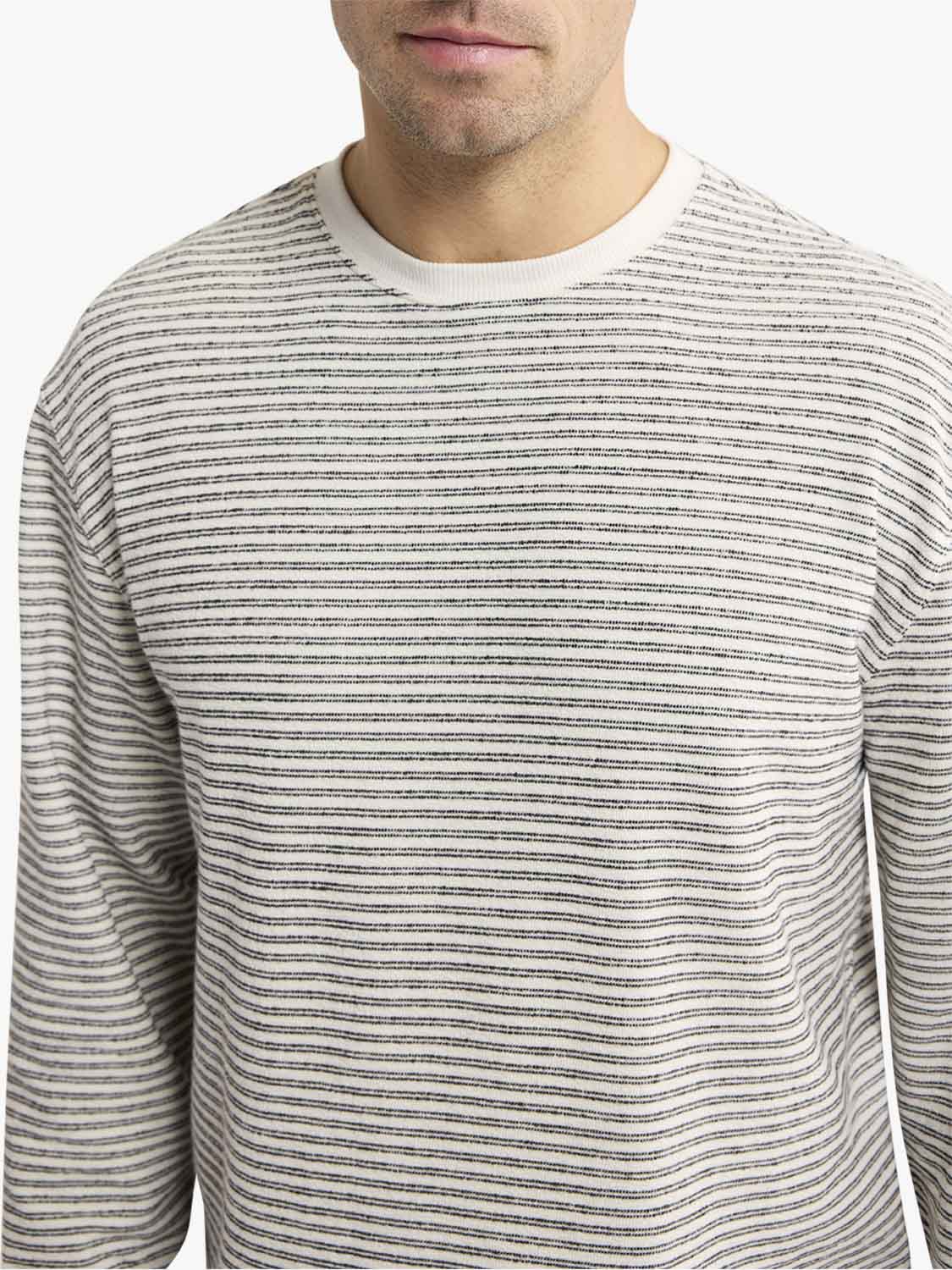 Sundown Terry Crewneck | Nautical Stripe