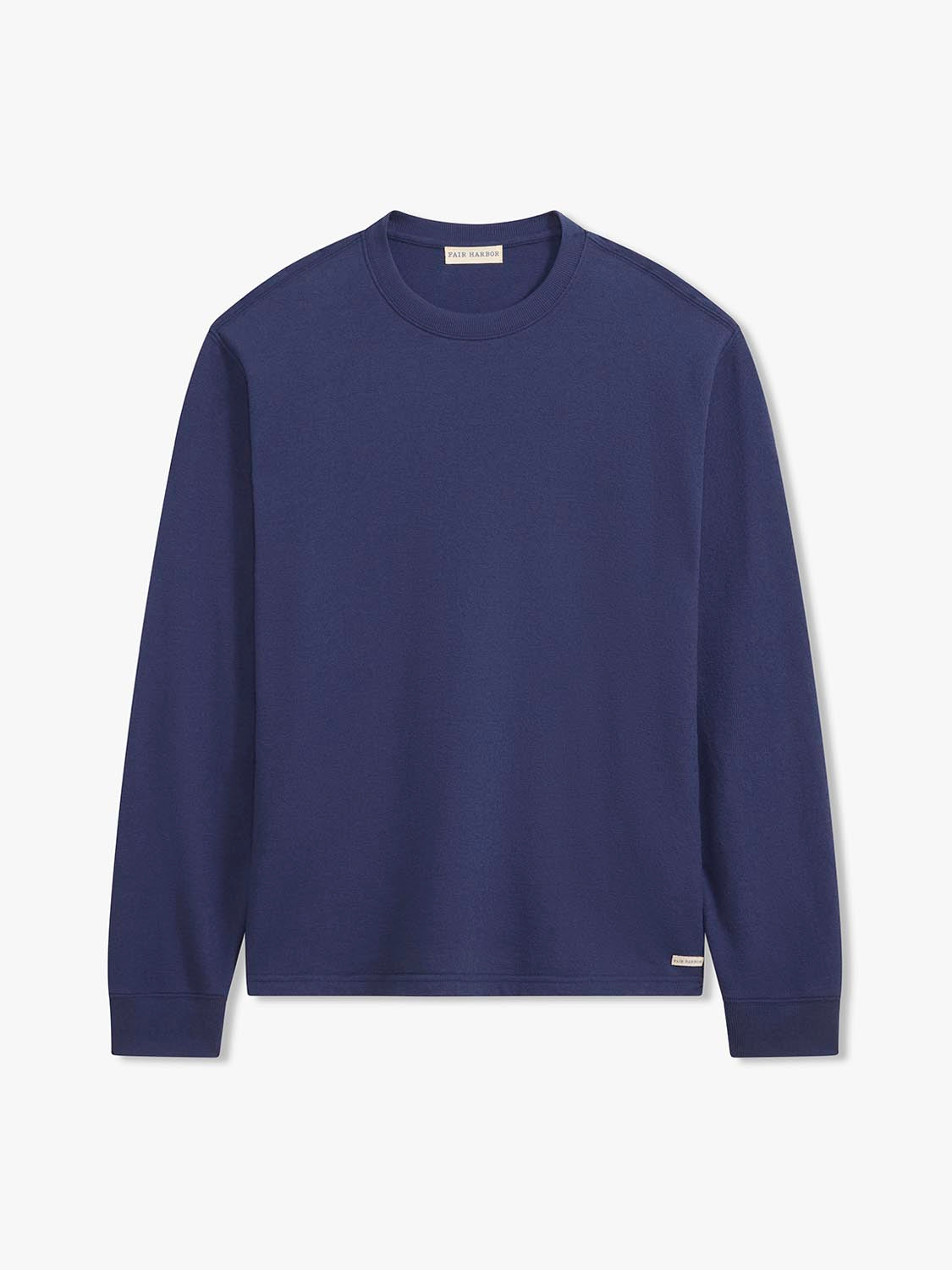 Sundown Terry Crewneck | Solid Navy