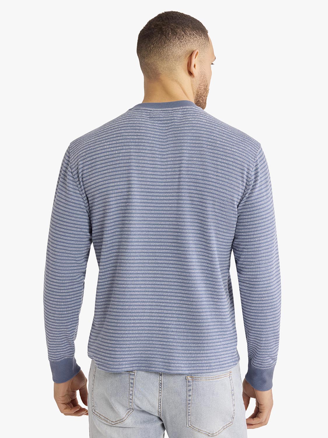 Sundown Terry Crewneck | Maritime Stripe