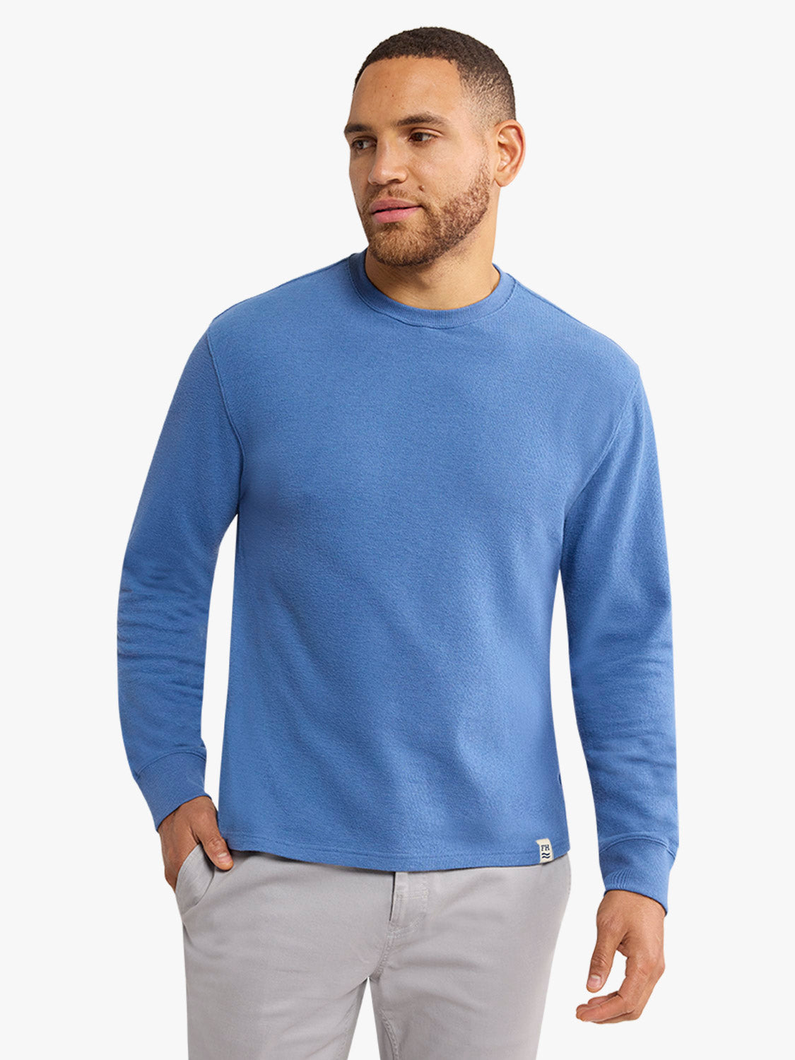 Sundown Terry Crewneck | Sea Blue