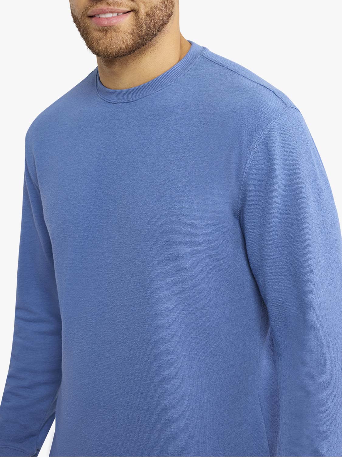 Sundown Terry Crewneck | Sea Blue