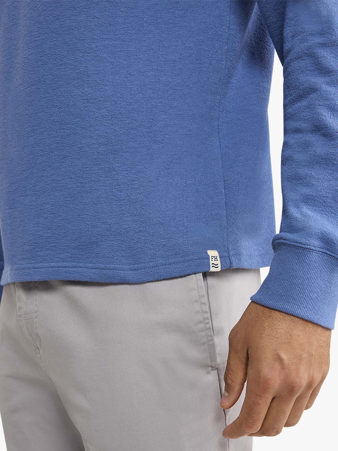 Sundown Terry Crewneck | Sea Blue