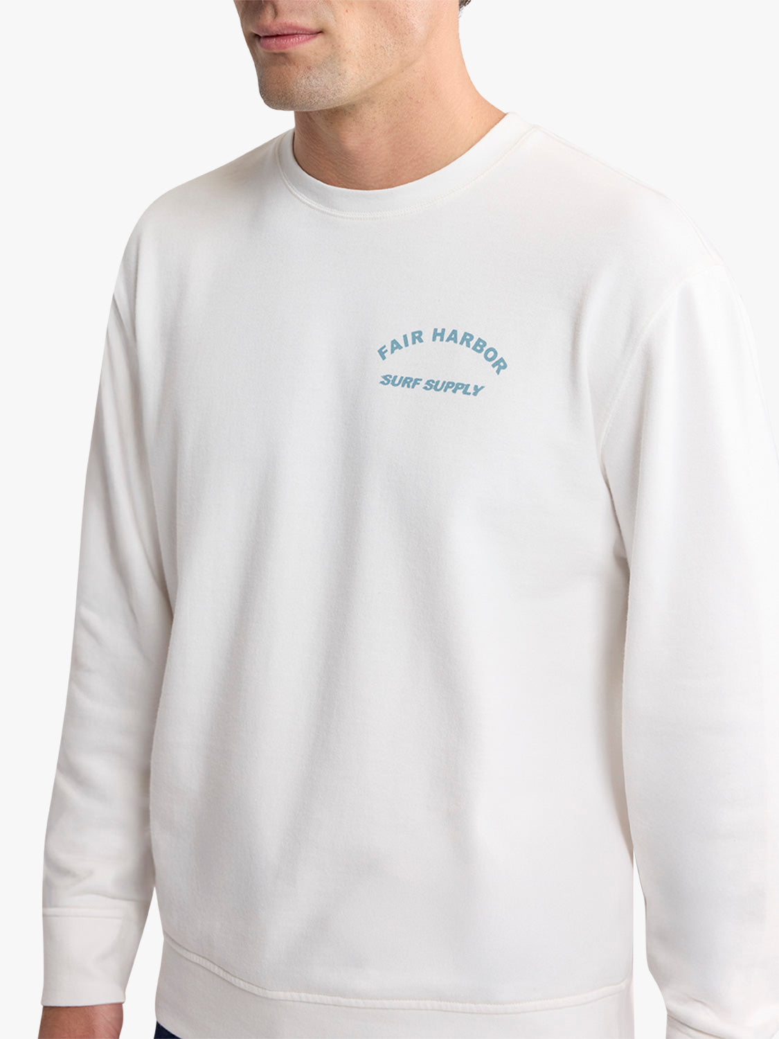 Saltaire Graphic Crewneck | Ivory FH Hotel