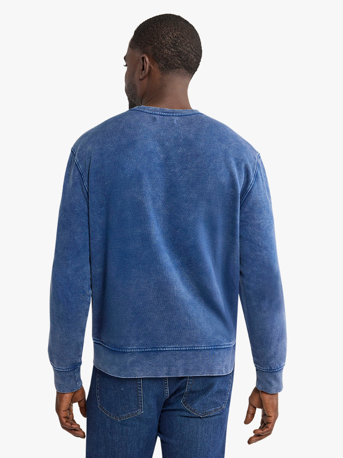 Saltaire Graphic Crewneck | Navy FH Surfboard