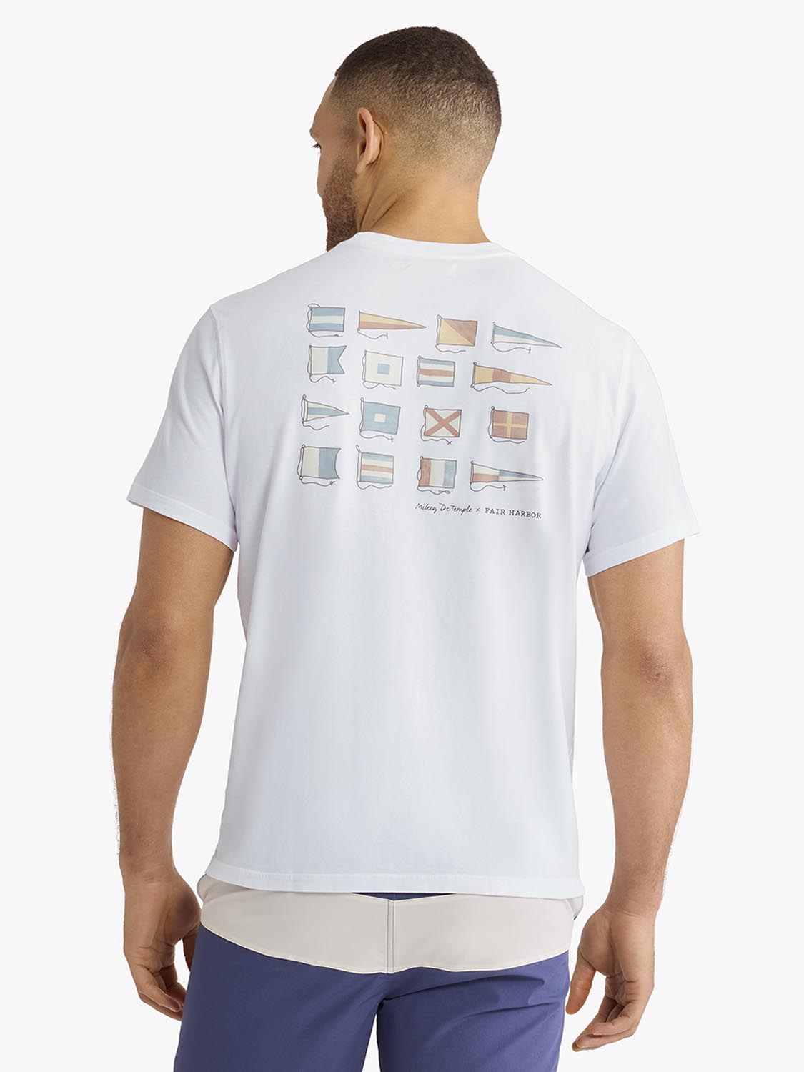 Saltaire Graphic Tee | Nautical Flags