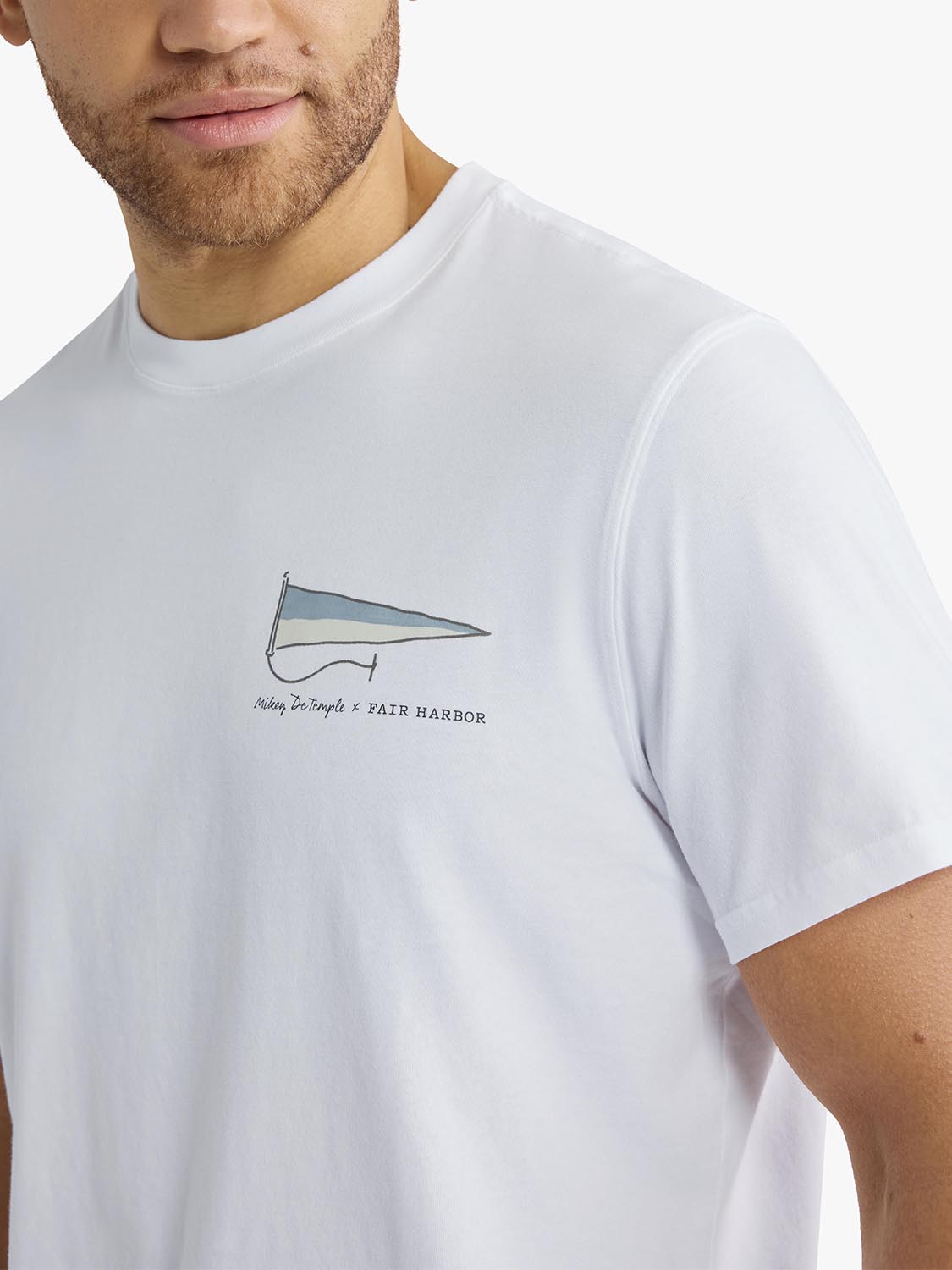 Saltaire Graphic Tee | Nautical Flags