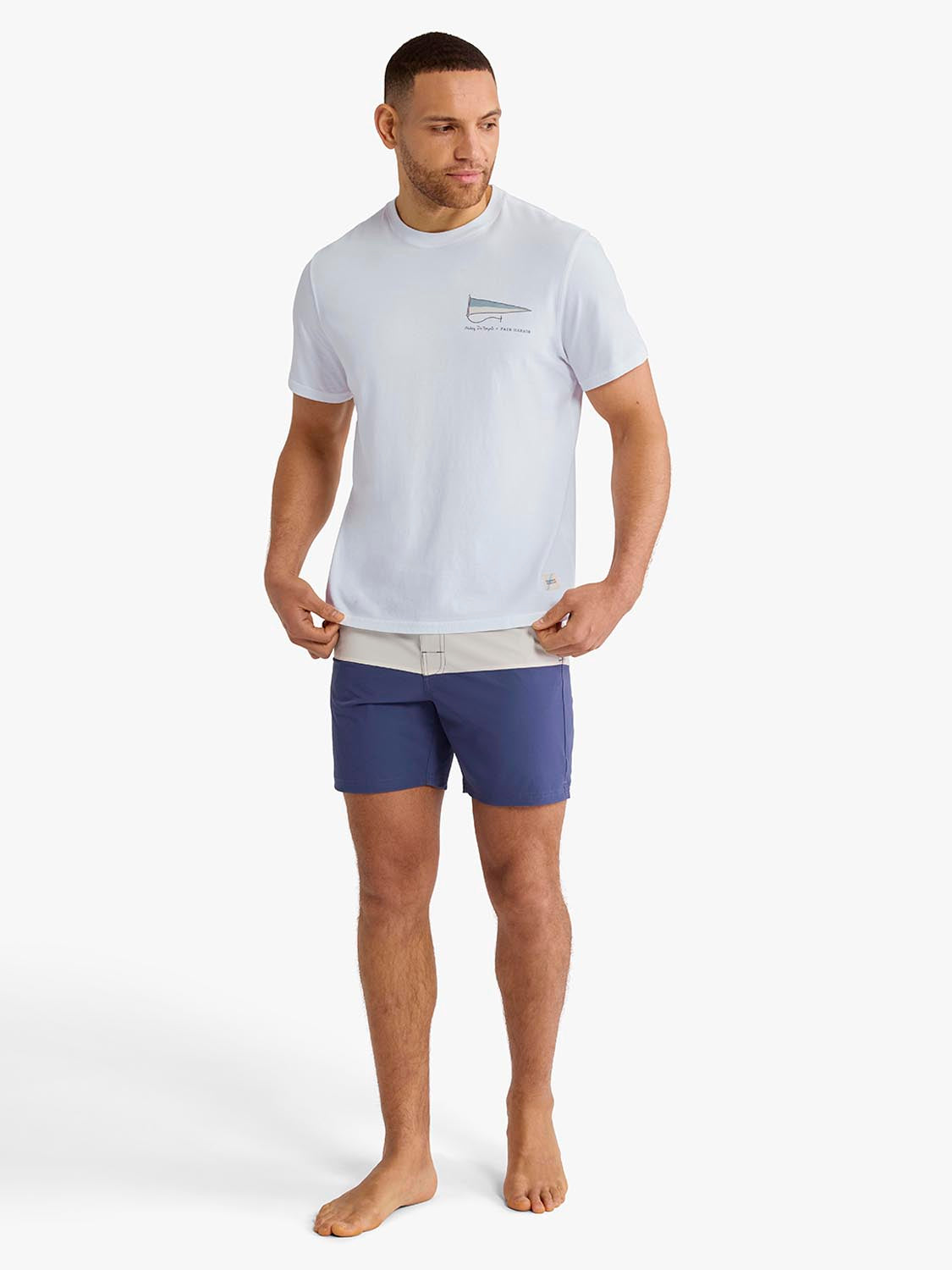 Saltaire Graphic Tee | Nautical Flags