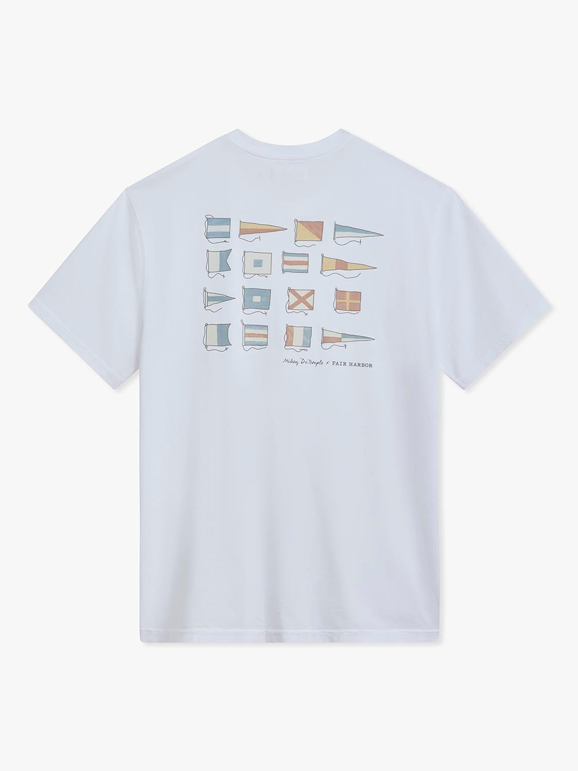 Saltaire Graphic Tee | Nautical Flags