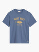 Saltaire Graphic Tee | Wavy Navy