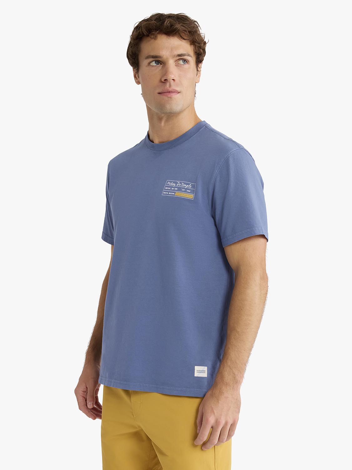 Saltaire Graphic Tee | Ripple Navy