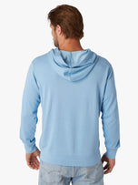 Thumbnail 3 of The Vintage-Wash Saltaire Hoodie | Surf Blue