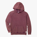 Thumbnail 1 of The Vintage-Wash Saltaire Hoodie - burgundy-saltaire-hoodie