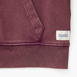 Thumbnail 10 of The Vintage-Wash Saltaire Hoodie - burgundy-saltaire-hoodie