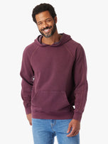 Thumbnail 2 of The Vintage-Wash Saltaire Hoodie | Burgundy