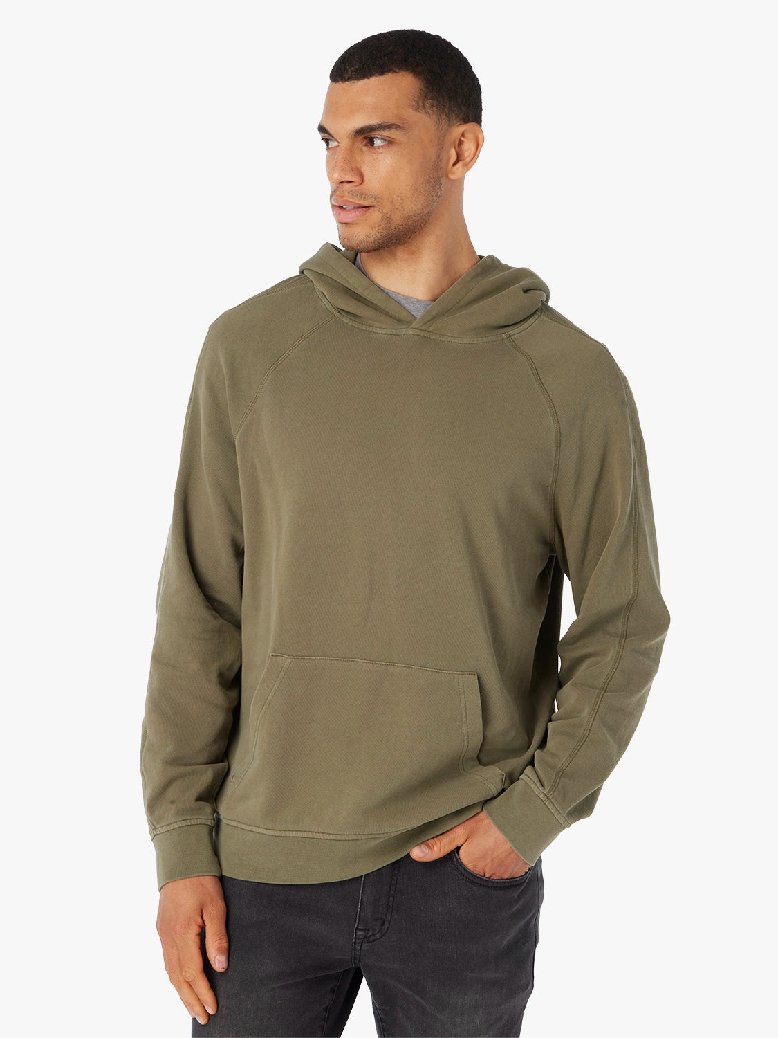 Saltaire Hoodie | Olive