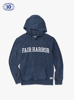 Thumbnail 1 of The Vintage-Wash Saltaire Hoodie | Navy Varsity FH
