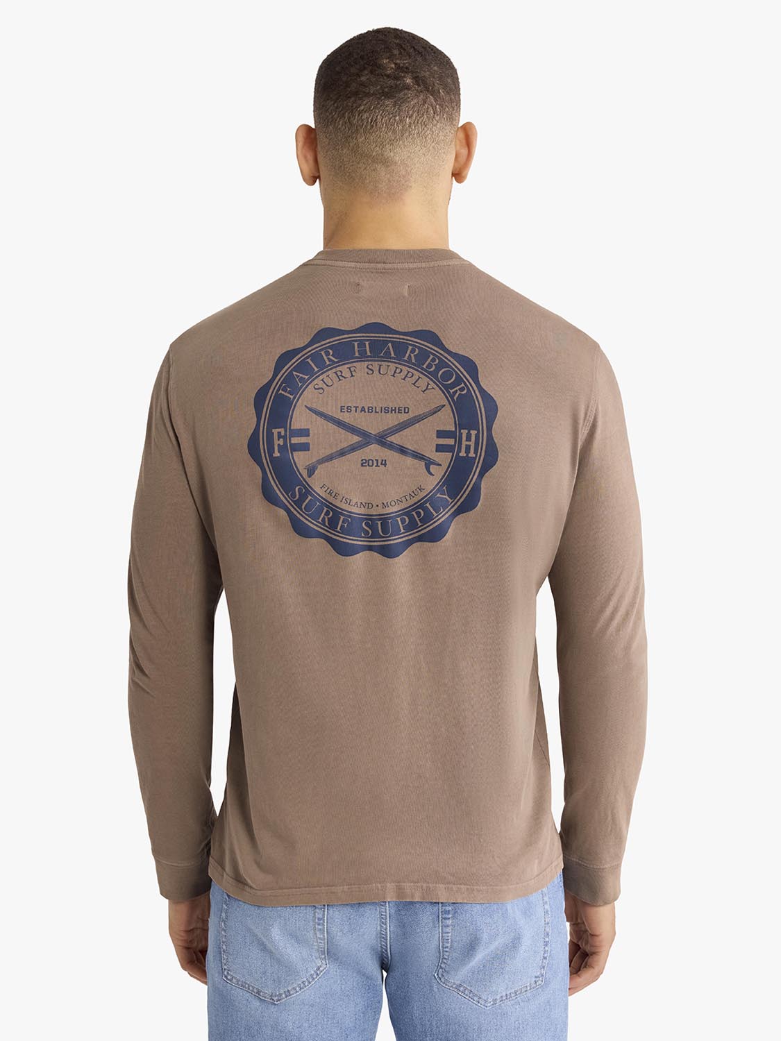 Saltaire Long Sleeve Graphic Tee | Archival Crest