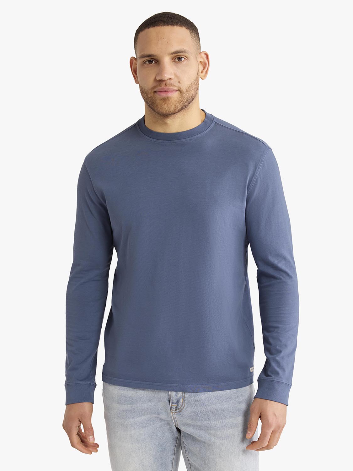 Saltaire Long Sleeve Tee | Navy