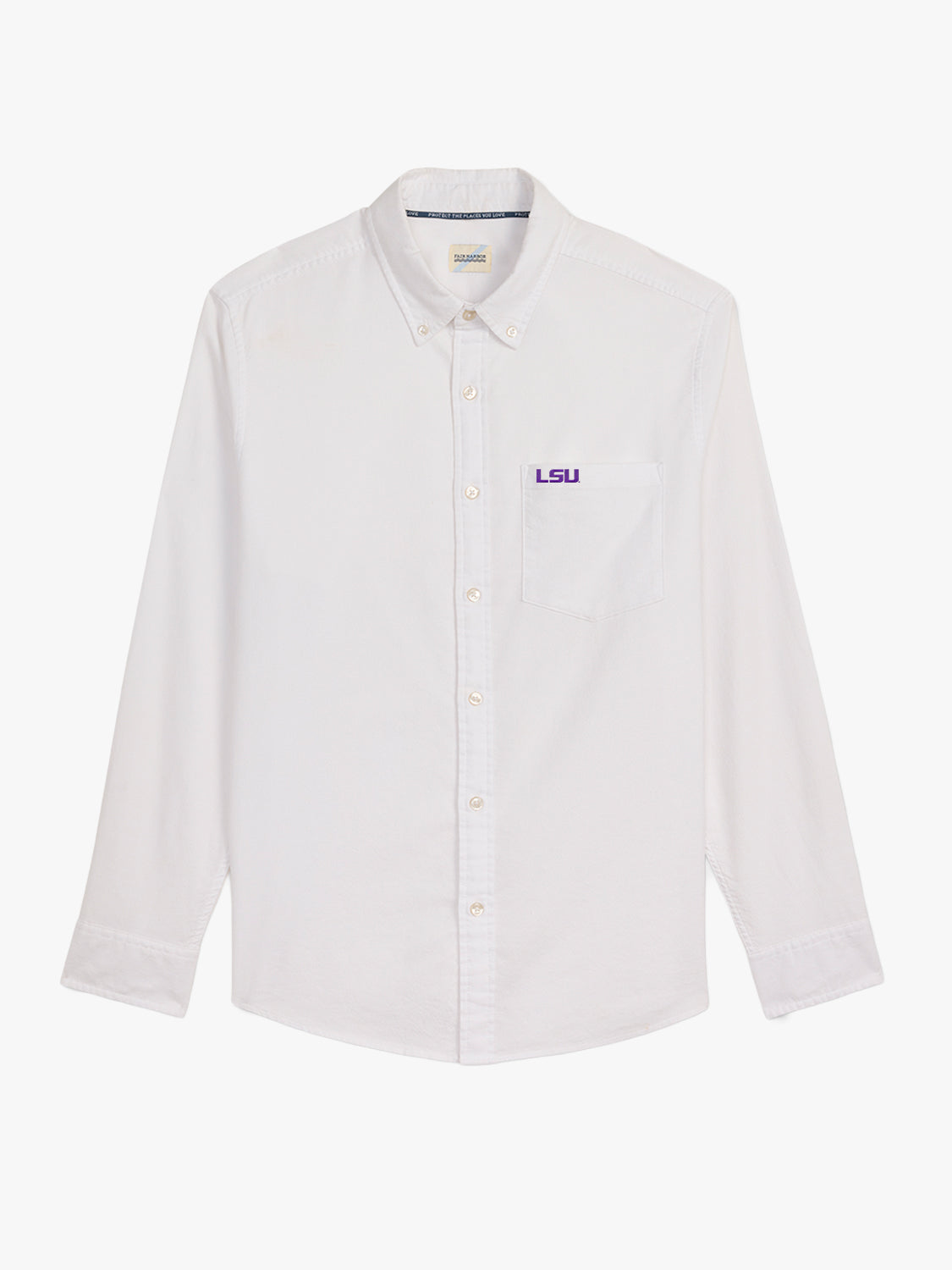 LSU Salty Oxford | White