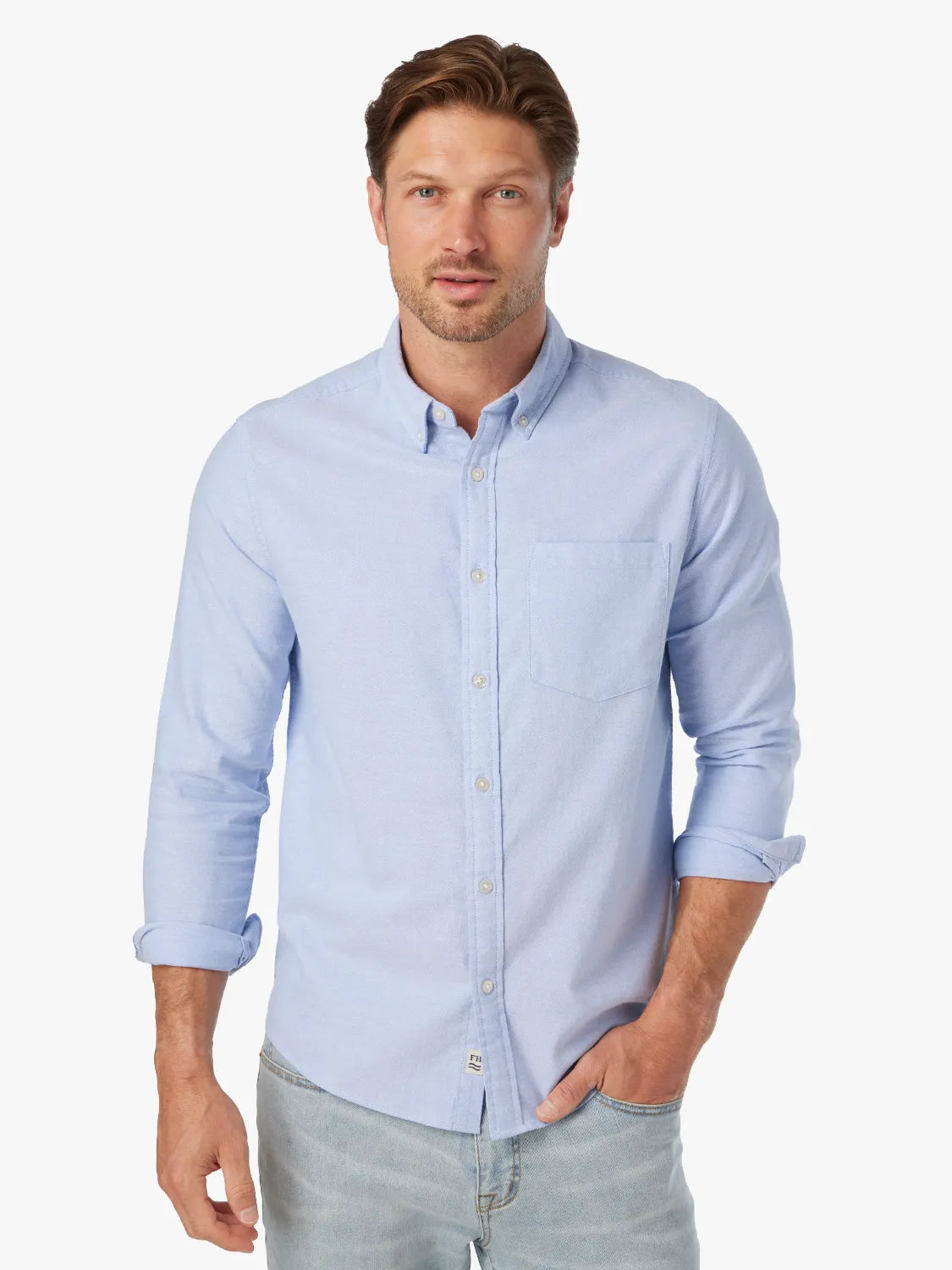 Salty Oxford Shirt | Light Blue
