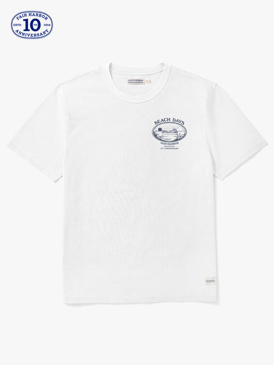 The Saltaire Graphic Tee | White Beach Days