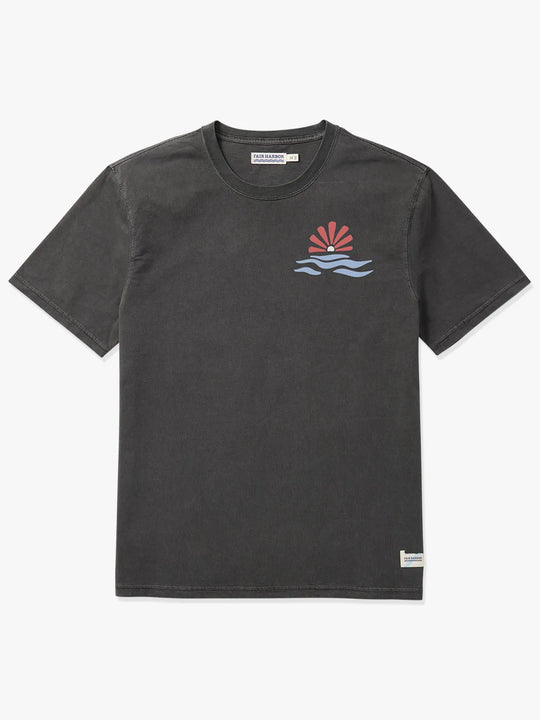 The Saltaire Graphic Tee | Black Ocean Rays
