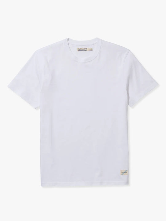 The Saltaire Tee | White