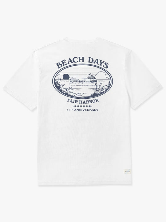 The Saltaire Graphic Tee | White Beach Days