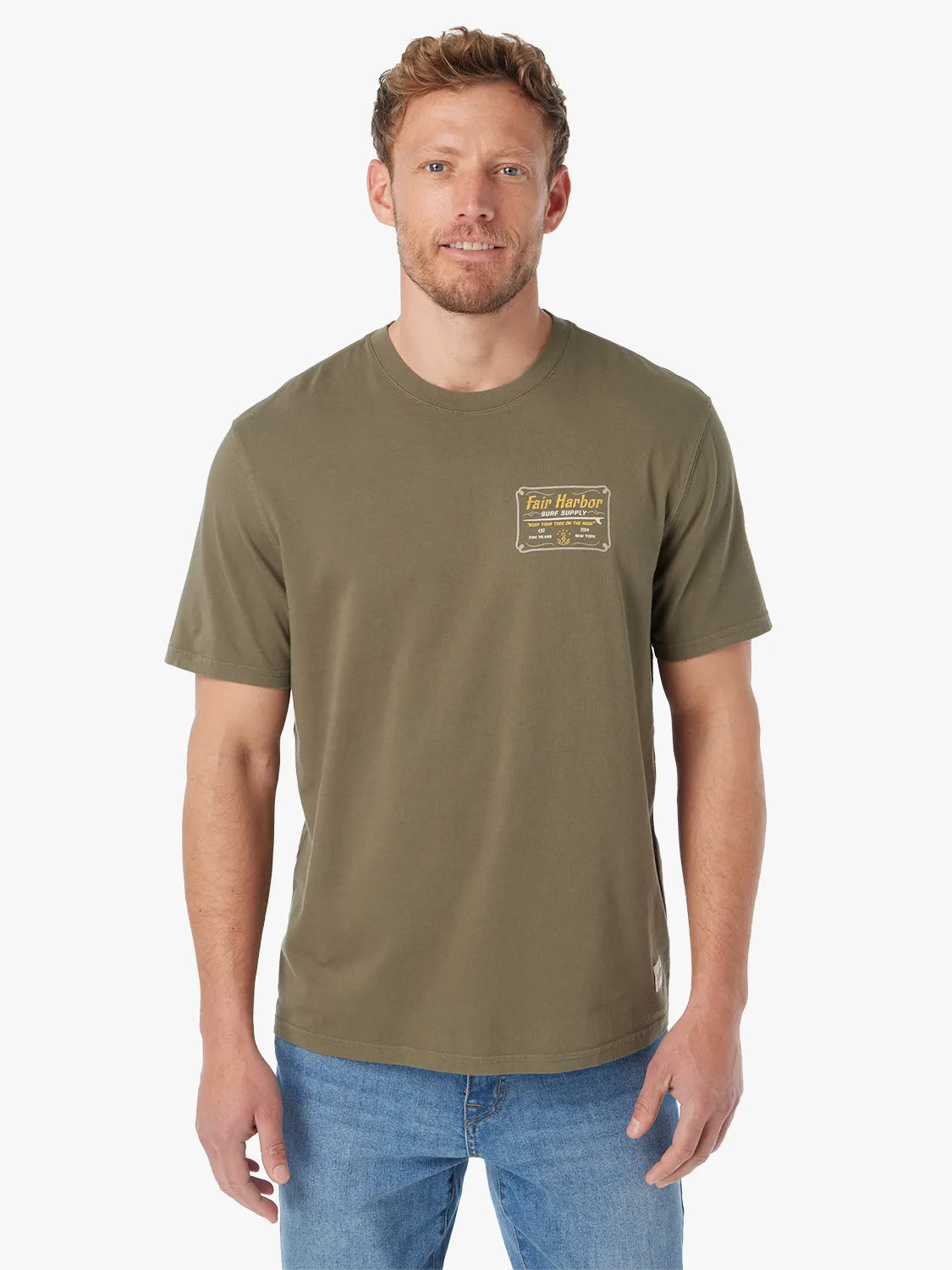Saltaire Graphic Tee | Olive Surf Supply