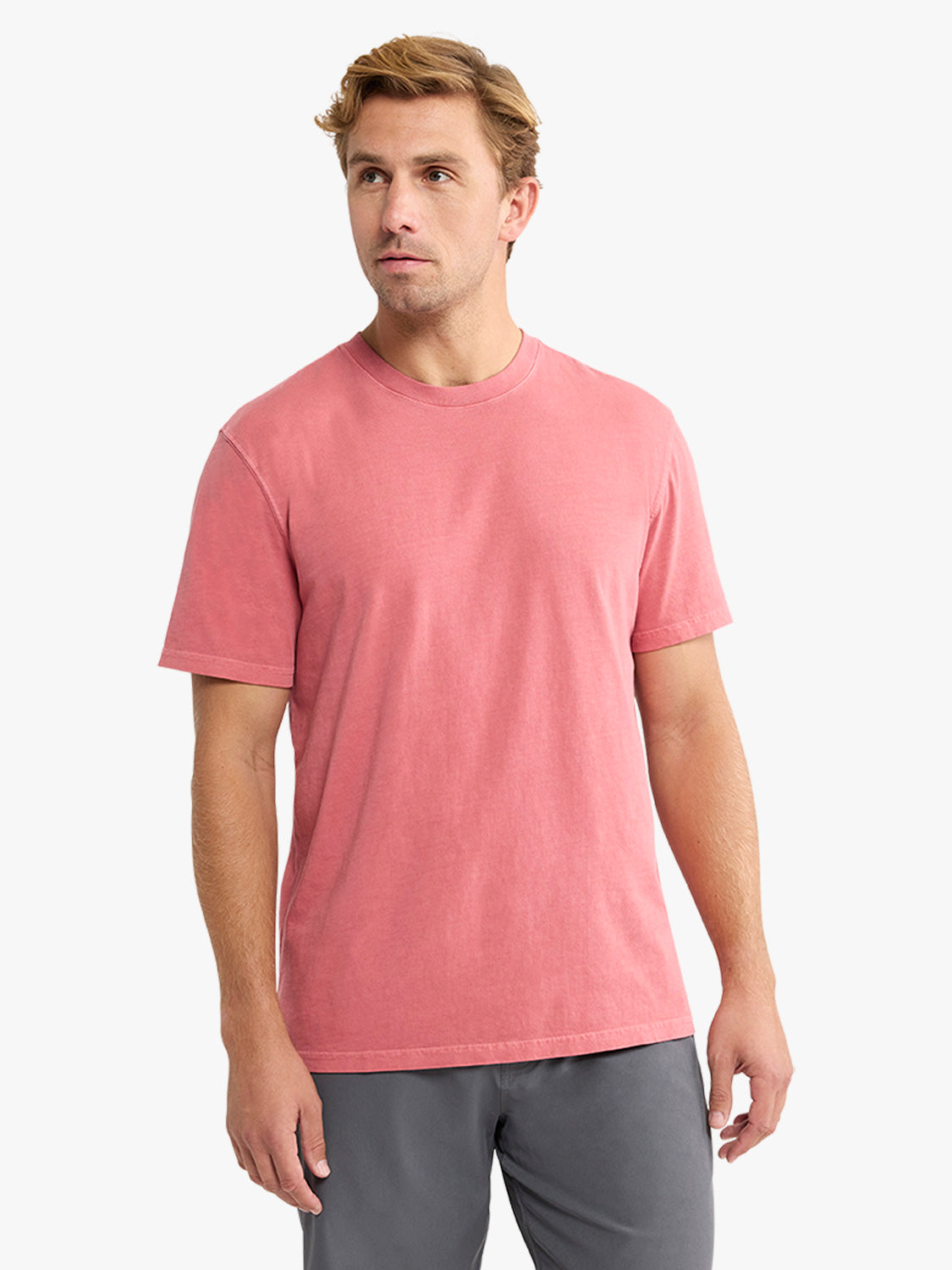 Saltaire Tee  | Washed Red