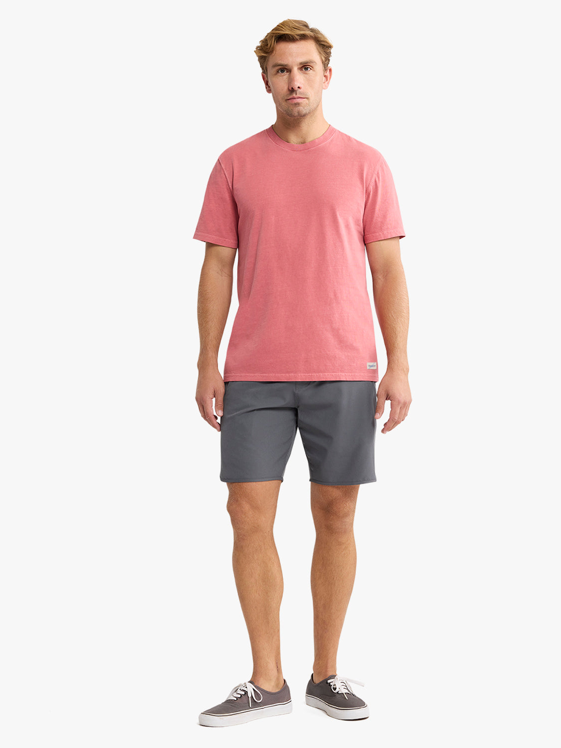 Saltaire Tee  | Washed Red