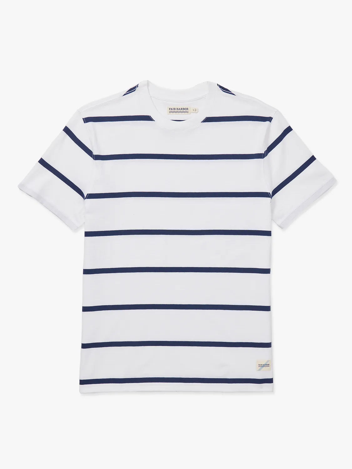 Saltaire Tee | Beach Navy Stripe