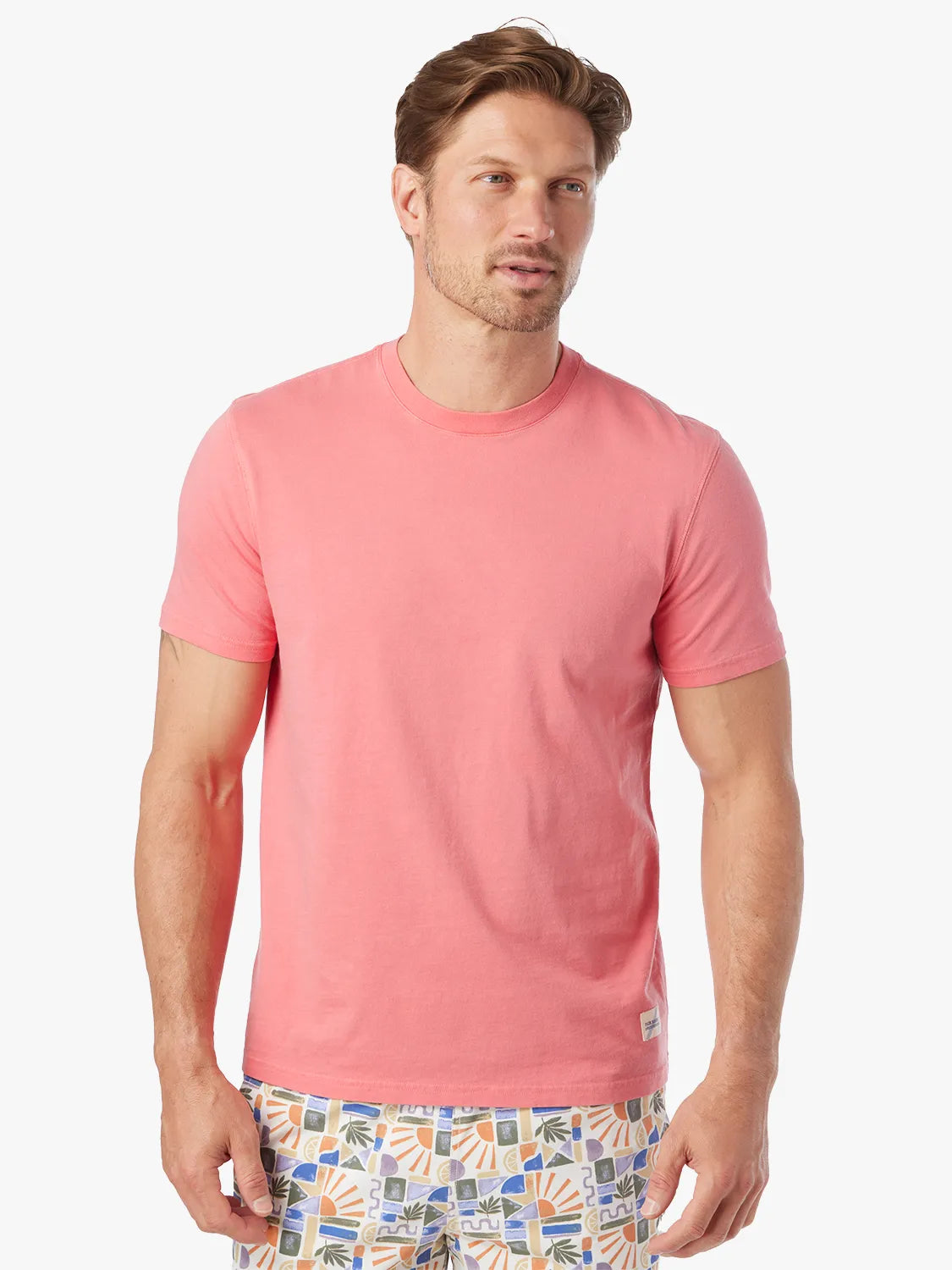 Saltaire Tee | Coral